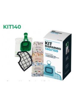 Kit Sacchetti Microfibra Kualiti Alta Filtrazione + Filtro HEPA + Profumatori Compatibili VK140 VK150 6 Pezzi